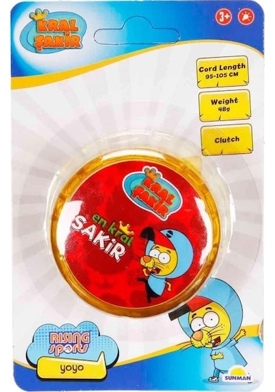 Kral Şakir Yoyo 6cm Sarı Işıklı