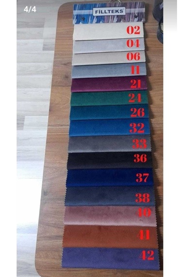 Lüks Puf Bench Gümüş Gümüş