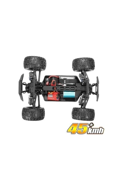 Haiboxing RC 1/16 Destroyer 45 KM + Sürat Uzaktan Kumandalı Model RC Model Araba RTR Elektrikli 4WD Brushless Fırçasız Truggy Truck Turuncu