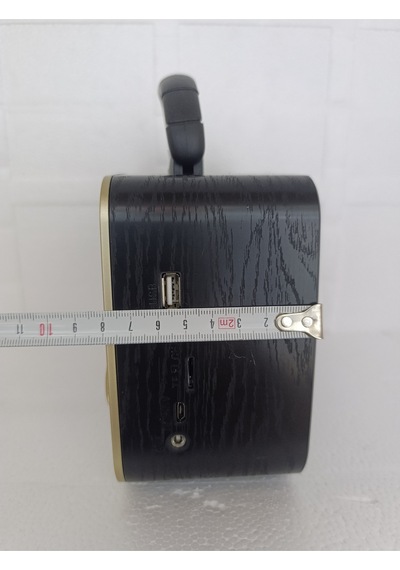 Bluetooth Hoparlör Fm Radyo Usb Tf Aux Ses Bombası Müzik Çalar Mp3 Çalar - Siyah- Tek Ebat
