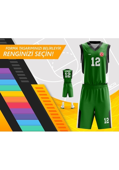 Acr Giyim Kişiye Özel Basketbol Forması - Dizayn : Klasik