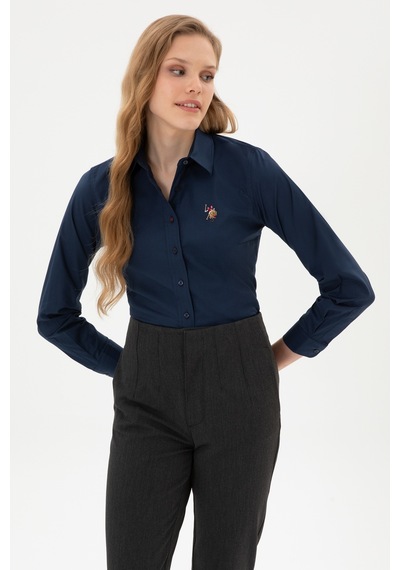 U.s. Polo Assn. Kadın Lacivert Gömlek Basic 50308038-vr033 Lacivert