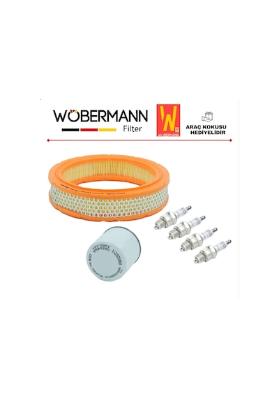 Wöbermann Murat 131 Doğan Şahin Kartal Periyodik Filtre Bakım Seti Hava+yağ+bosch Buji
