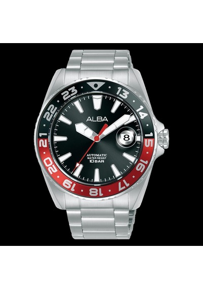 Alba Au4073x1 Otomatik Çelik Gri Siyah Kadran 10 Atm 43 Mm Erkek Kol Saati