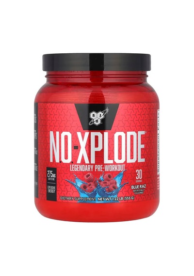 Bsn N.o.-xplode Legendary Preworkout Blue Raz 555 G