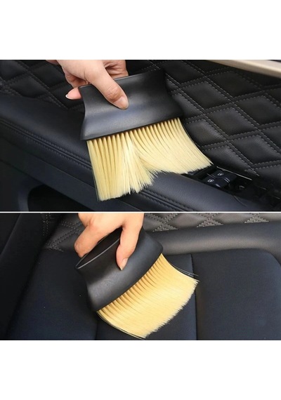 Biishe Yumuşak Kıllı Ve Ergonomik Saplı Araç İçi Detaylı Toz Temizleme Fırçası
