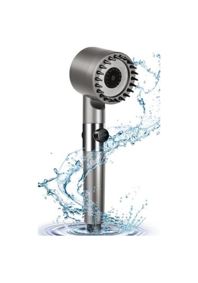 Turbo Fan Pervaneli 5 Fonksiyonlu Su Tasarruflu Duş Başlığı El Tipi Yüksek Basınçlı Duş Başlığ Diğer