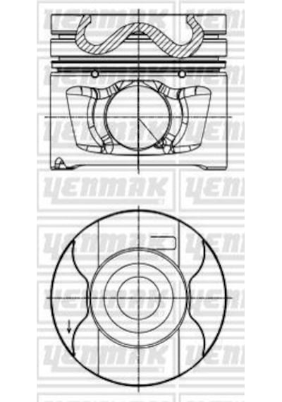 Yenmak 31-30022-000 Pıston Segman Std 81mm Land Rover Dıscovery Range 2.7 Tdı