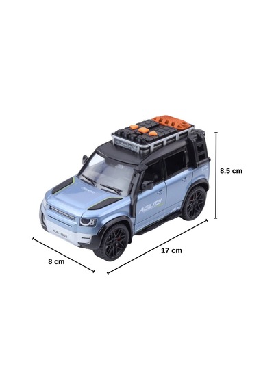Çek Bırak Oyuncak Araba Defender Model Jip - Kapıları Açılan Lüks Arazi Aracı 17 Cm Çok Renkli