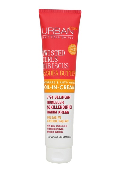 Urban Care 7/24 Saç Kremi 175ml Curls Hibiscus - Kıvırcık Saçlar İçin Nemlendiri 6'li Avantaj P Tarı