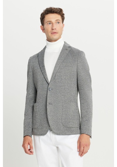 Altınyıldız Classıcs 360 Erkek Antrasıt Pamuklu Slim Fit Dar Kesim Mono Yaka Torba Cepli Çizgili Esnek Ceket Antrasit Altınyıldız Classıcs 360 Erkek Antrasıt Pamuklu Slim Fit Dar Kesim Mono Yaka Torba Cepli Çizgili Esnek Ceket Antrasit