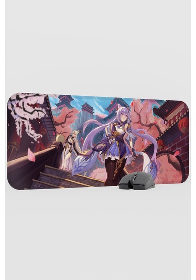 Keqing Genshin Impact Anime Gacha V1 - 70x30 Xl Gaming Mouse Pad Fare Altlığı