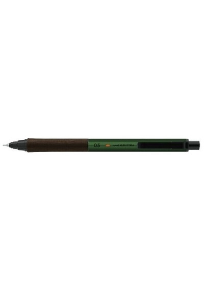 Mitsubishi Pencil Kurutoga Wood 0.5mm Forest Green Yeşil
