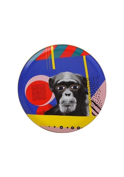 Porland Wild Life Serisi 28cm Düz Tabak Monkey