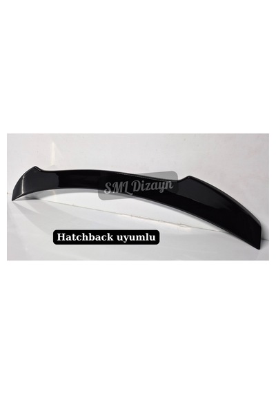 Honda Civic Fk7 Dto Spoiler Spoyler Çıta Parlak Siyah Hatchback 2016-2021 Uyumlu
