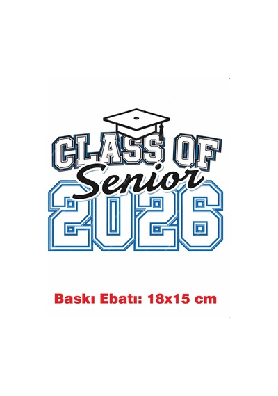 Üniversite Kolej Yazı Temalı Ütü İle Yapışan Tekstil Kumaş Tişört Dtf Baskı 3496