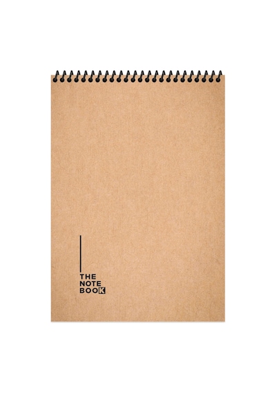 A4 100 Yaprak Çizgili Sert Kapak The Notebook Kraft Bloknot Çok Renkli