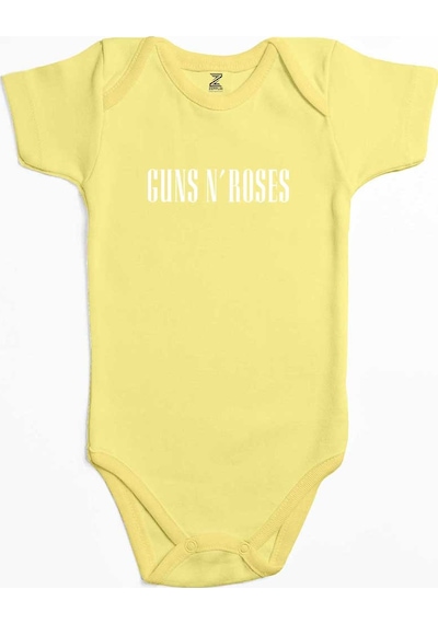 Zepplin Giyim Guns N Roses Logo Mavi Bebek Body Zıbın