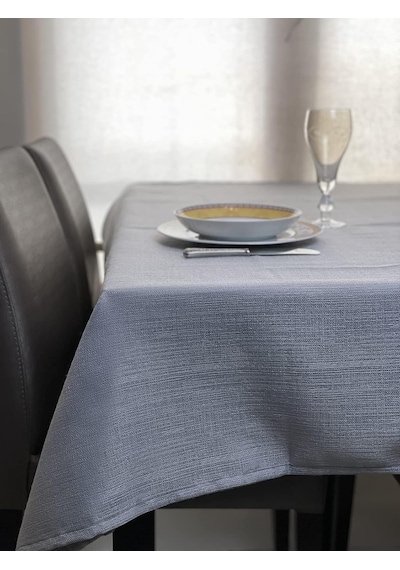 Vi Ihlamur Keten Görünümlü, Su Geçirimsiz, Kayma Yapmayan Premium Masa Örtüsü 145 Cm X 220 Cm, Gri Çok Renkli Vi Ihlamur Keten Görünümlü, Su Geçirimsiz, Kayma Yapmayan Premium Masa Örtüsü 145 Cm X 220 Cm, Gri Çok Renkli