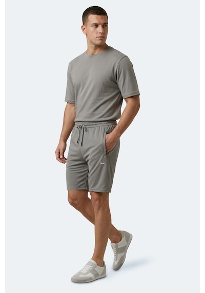 Slazenger Hyperbolt I Erkek Cepli Fıtness Koyu Gri Şort