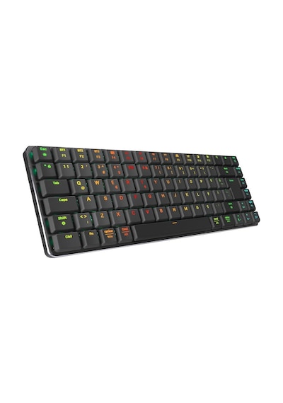 Rampage W-Granite Low Profile Mavi Switch Q RGB Mekanik Oyuncu Klavyesi