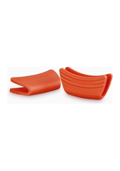 Le Creuset Silikon Tencere Sap Koruyucu Seti, Isıya Dayanıklı Mutfak Ekipmanları Turuncu 1