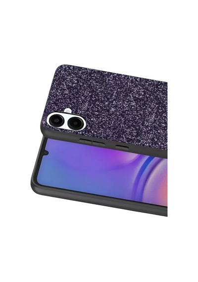 Onegif Samsung Galaxy A07 4g Uyumlu Bright Simli Kapak - Derin Mor