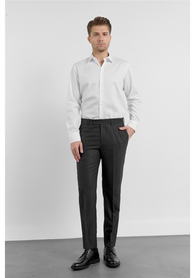 İmza Siyah Yan Cep Comfort Fit Esnek Pantolon 1003255176