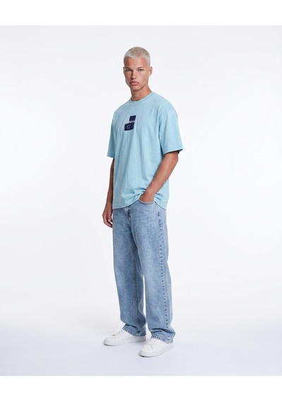 Respire Erkek Ffb Patch Oversize T-shirt Bebe Mavi Bebek Mavisi