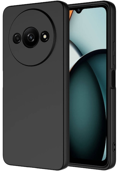 Xiaomi Redmi A3 4g 2024 Uyumlu Kılıf Zore Mara Lansman Kapak-siyah Siyah