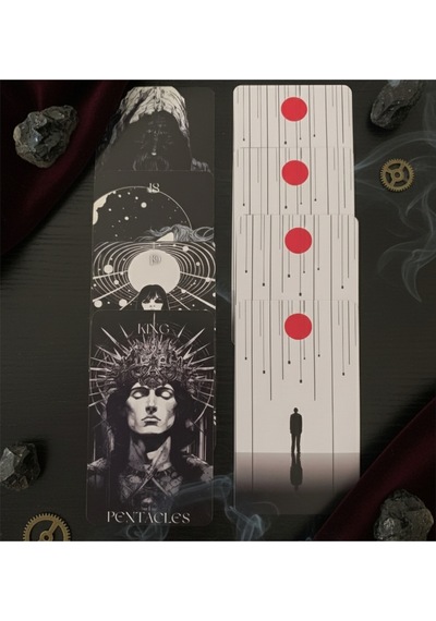 Monochrome Tarot 78 Kart İngilizce Tarot Destesi