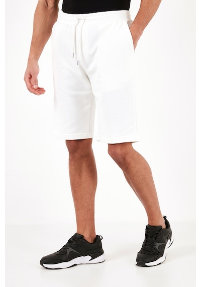 Buratti Pamuklu Belden Bağlamalı Cepli Regular Fit Erkek Short 5908042 Ekru