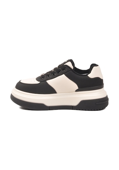United Colors Of Benetton Siyah Beyaz Bağcıklı Cilt Memory Foam Kadın Spor Ayakkabı Bnı-12046 G Siyah - Beyaz United Colors Of Benetton Siyah Beyaz Bağcıklı Cilt Memory Foam Kadın Spor Ayakkabı Bnı-12046 G Siyah - Beyaz