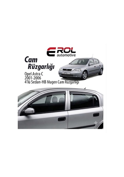 Opel Astra C 2001-2006 4'lü Sedan- Hb Mugen Cam Rüzgarlığı