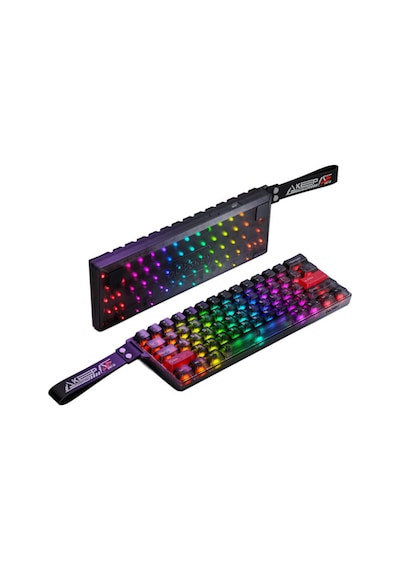 Cool 60 Black-clear %60 Ice Blade Manyetik Switch 8k Hz He Hotswap Rgb İngilizce Gaming Klavye