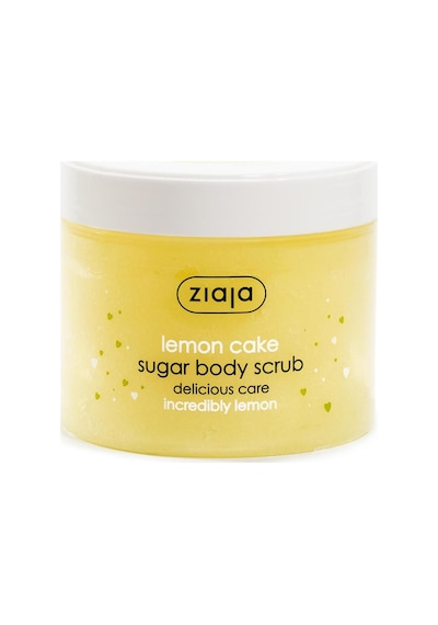 Ziaja Şeker Granüllü Arındırıcı Nemlendirici Limonlu Kek Vücut Peelingi 300 ML
