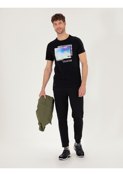 Pierre Cardin Erkek Siyah Tişört 50262654-Vr046 Siyah