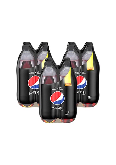 Pepsi Max Cola Pet 4x1 Lt X 3 Adet