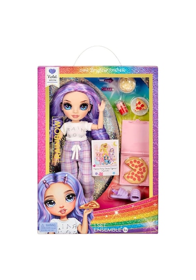 Rainbow High Jr High Pijama Partisi Bebekleri Violet Mor 503705