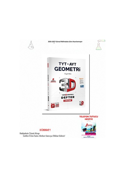 3d Tyt-ayt Geometri 2. Kitap Video Ders Defteri
