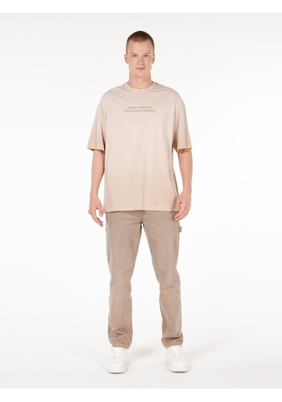 Colin's Colins Ekru Erkek Tshirt K.kol Ekru Colin's Colins Ekru Erkek Tshirt K.kol Ekru
