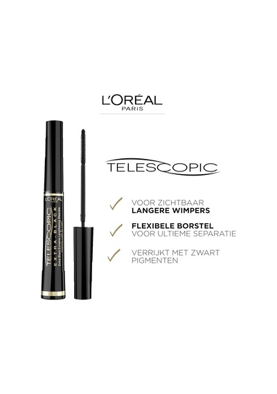 L'oreal Paris Telescopic Carbon Black Maskara - Extra Siyah Genel
