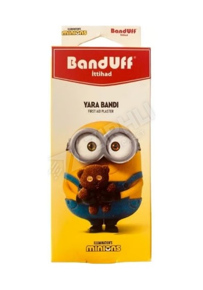 2 Adet Banduff Yara Bandı Minions Teddy Bear 10'lu