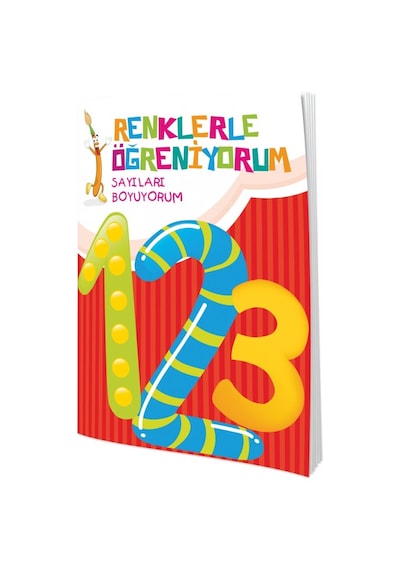 Renklerle Öğreniyorum Boyama Seti-Renkli ve Örnekli-10 Kitap Takım- Ema Çocuk