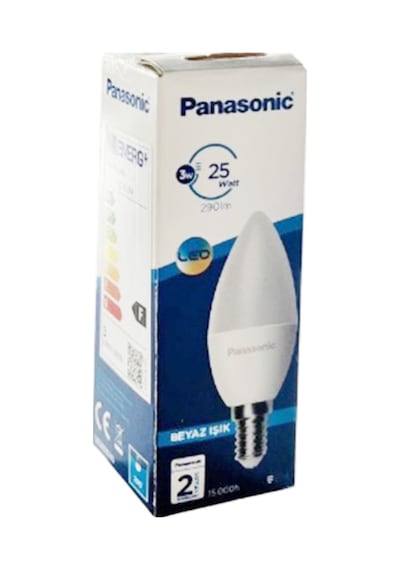 Panasonic E14 Led Lamba 3w 290lm 6500k 4 Adet