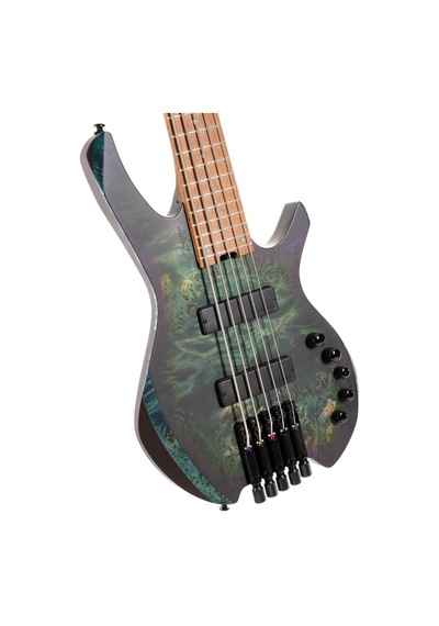 Cort Space5sdg Headless 5 Telli Bas Gitar - Star Dust Green Prof
