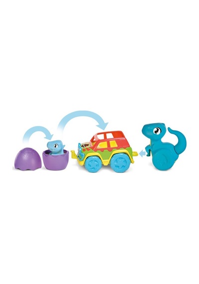 73251 Tomy - Dino Ve Renkli Araç +12 Ay