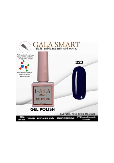 Gala Smart Classic Kalıcı Oje 10 Mle No:223
