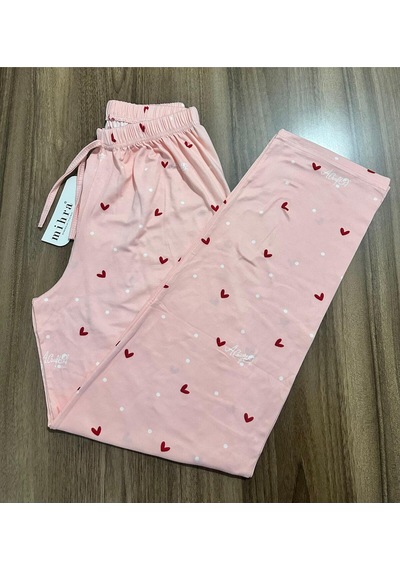 Kadın Soft Alt Pijama Pembe