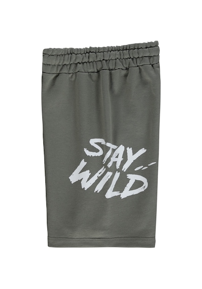Civil Boys Stay Wild Baskılı 6-9 Yaş Kapri - Haki